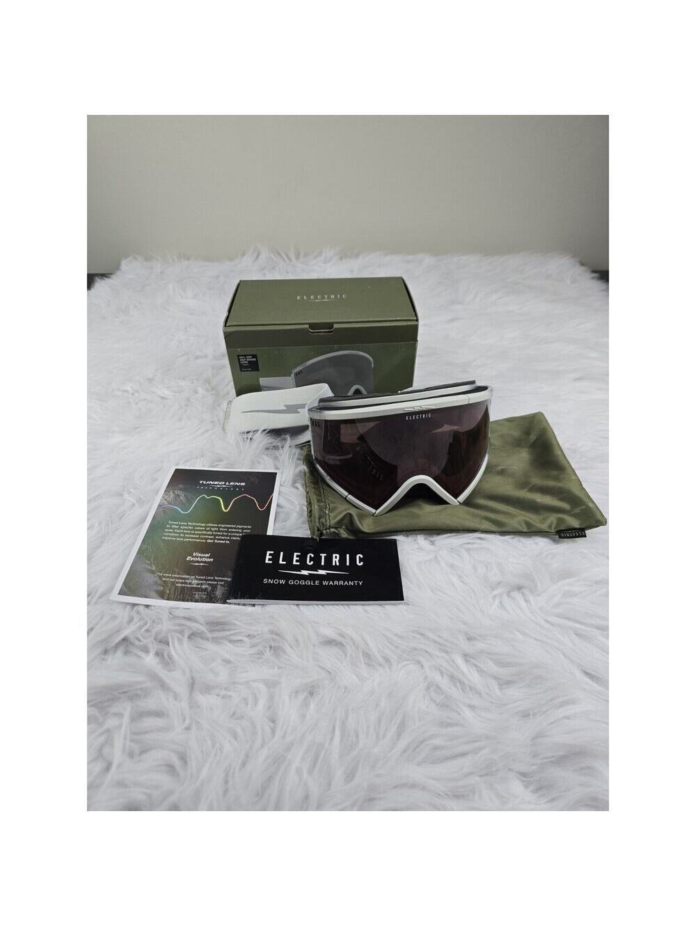 Electric Roteck Snow Goggles Matte Stealth Grey Bird / Fume New
